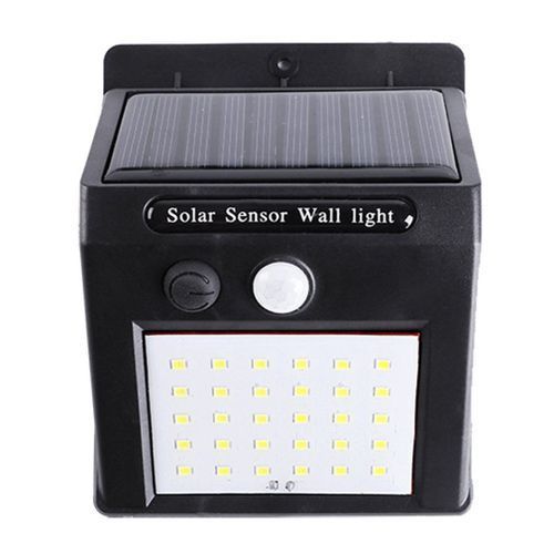 Solar Power PIR Motion Sensor Garden Wall Light 30 LED