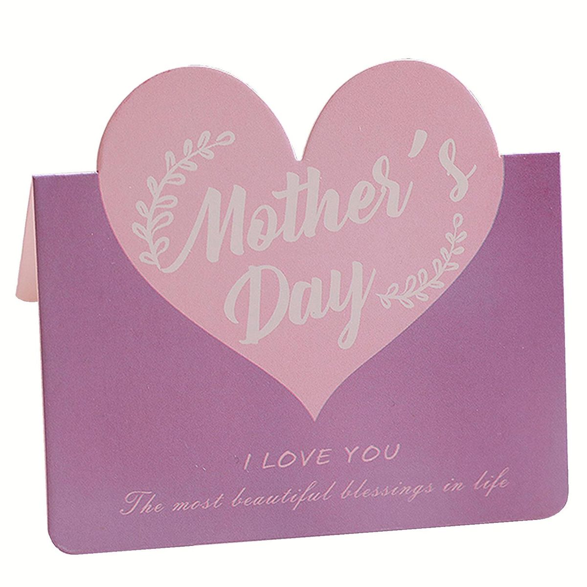 Greeting Card Love Bow Tie Gift Card Purple