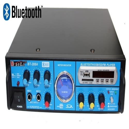 Bt-288a, Mini Karaoke Amplifier With Bluetooth