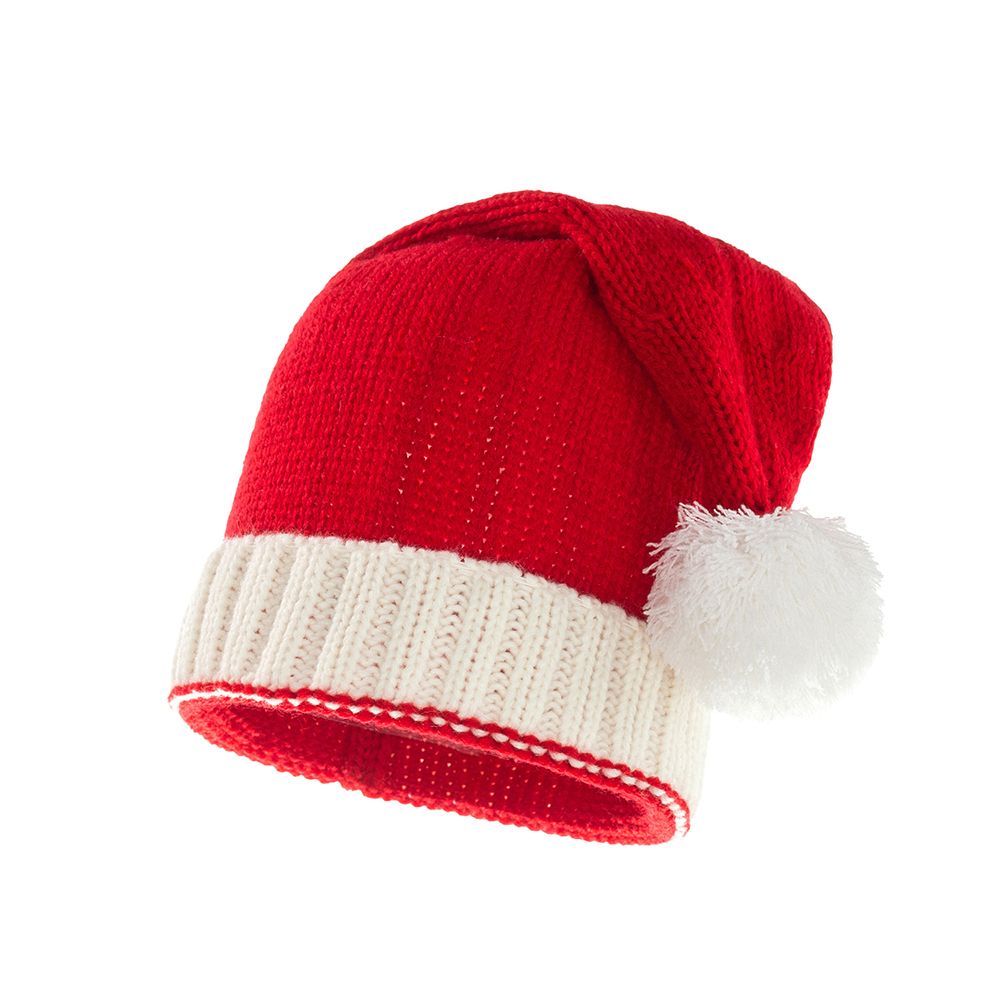 Winter Parent-child Wool Christmas Hat, Single Ball Acrylic