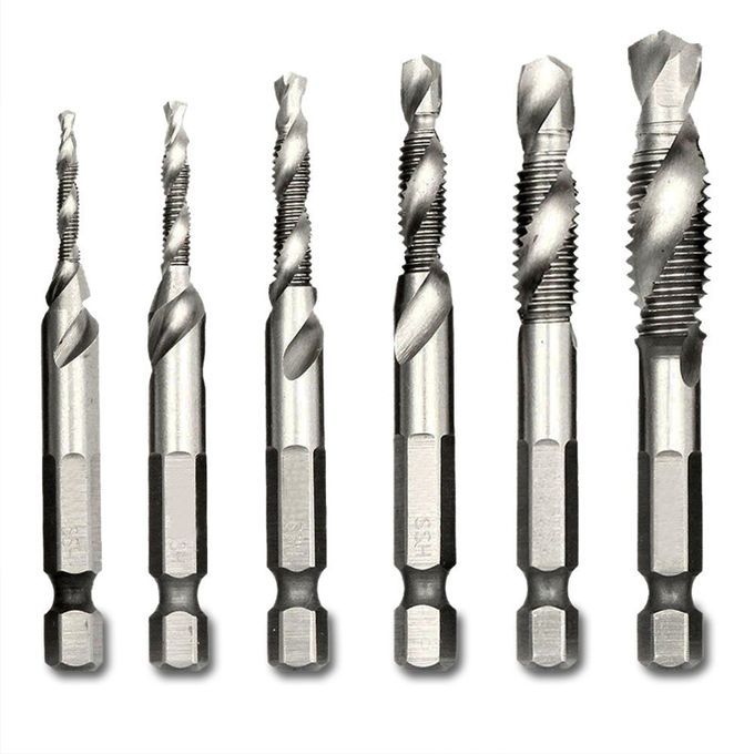 HSS High Speed Steel Thread Spiral Screw Drill Bits