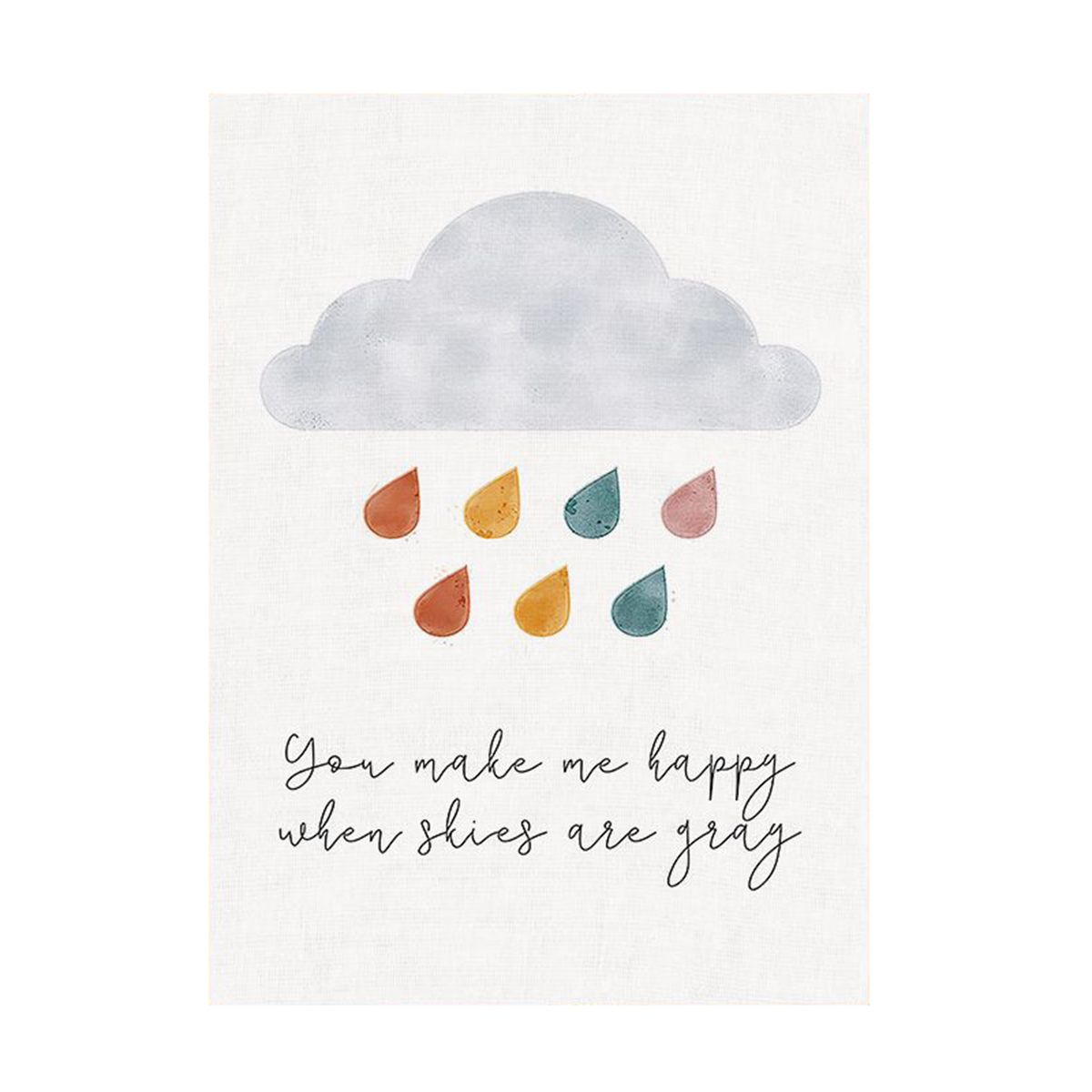 Door Curtain Domestic Fabric Punch Free Curtain I