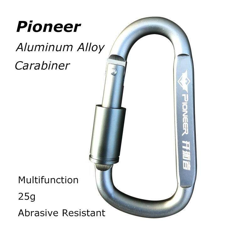Aluminum Alloy Carabiner Multi Use Backpack Keychain Bottle Tent Rope Buckle Climbing