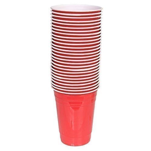 Fancy Disposable Party Cups - (50) Pieces;