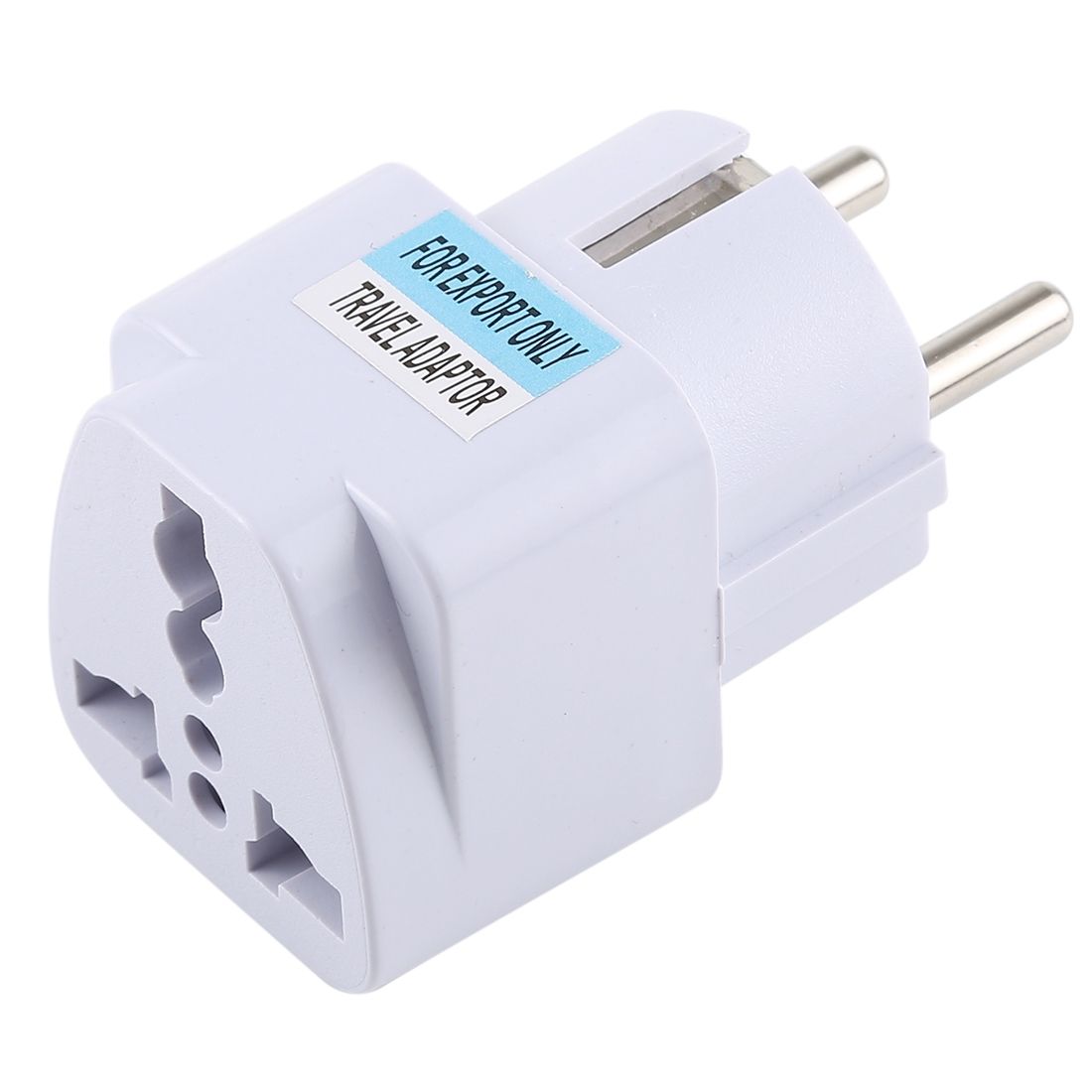 Universal UK Plug To EU Plug Power Socket Charger Adapter