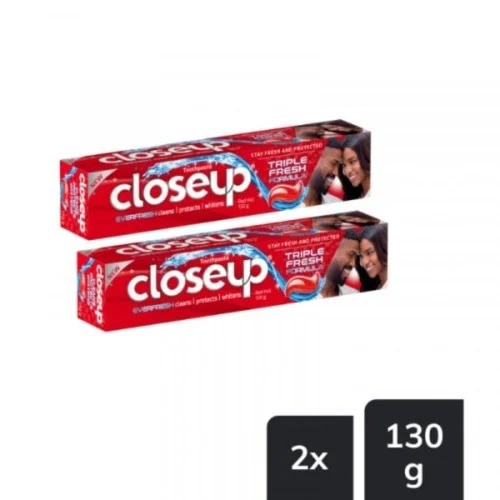 Close Up Toothpaste - 130g - Twin Pack