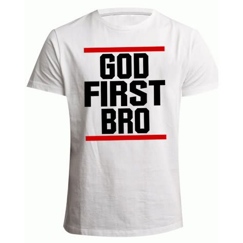 God First Print T-Shirt - White