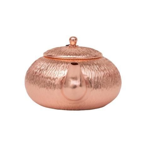650ml Copper Pot Copper Thickening Water Boiled Teapot Pure Copper Teapot Health Boiling Water Pot Handmade Red Copper Tea Set