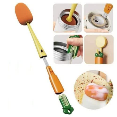Removable Water Bottle And Food Flasks Cleaning Brush