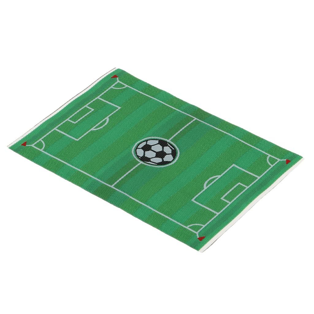 12th Floor Covering Football Field Rug Embroidery Cloth