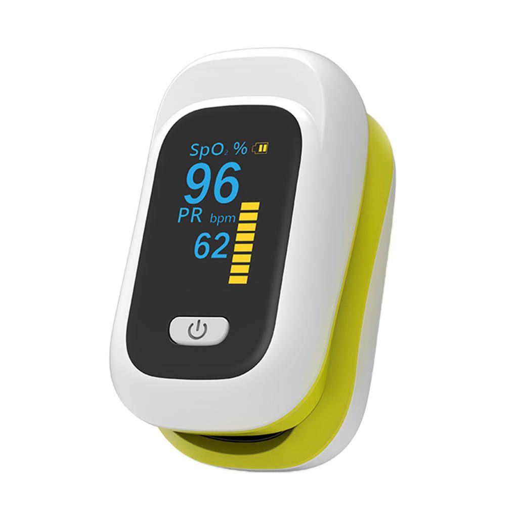 Finger  Oximeter   Oximetro  Yellow