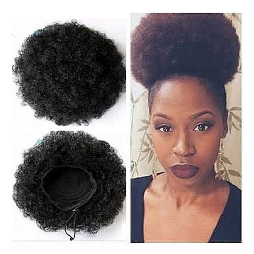 Afro Kinky Hair Piece For Ladies - Black