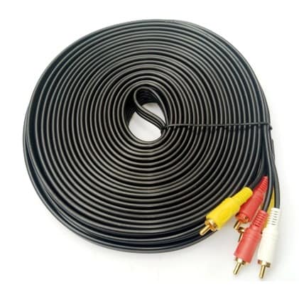 Rca/av Cable Audio Cable 20m 3 Rca To Rca Male To Male