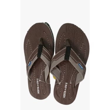 Unisex High Quality Flip Flops Slippers. - Brown