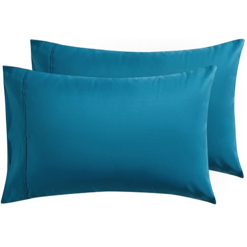 Twin Pack Standard Pillow Cases - Blue