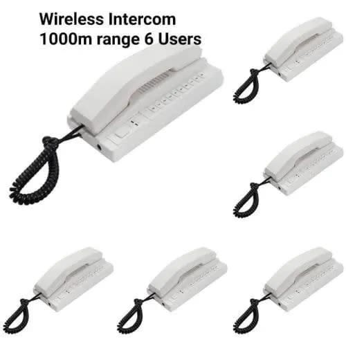 6 User Wireless Intercom