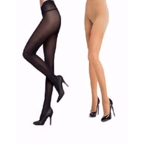2 Packs Panty Hose - Nude & Black