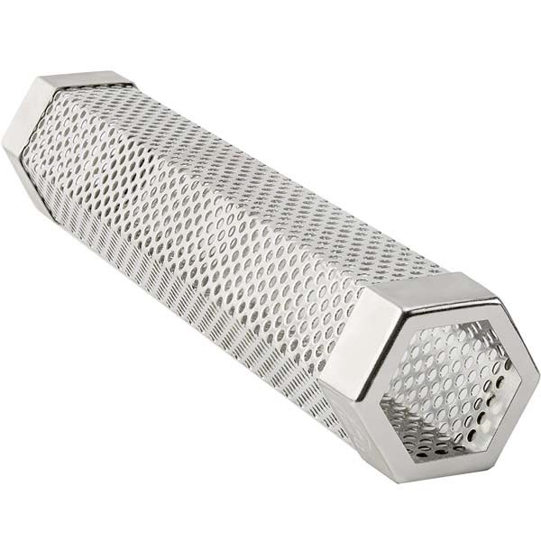 12 Inch Stainless Steel BBQ Perforated Mesh Smoker Tube
