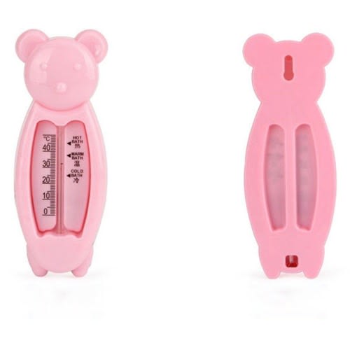 Bear Shape Water Thermometer - Pink