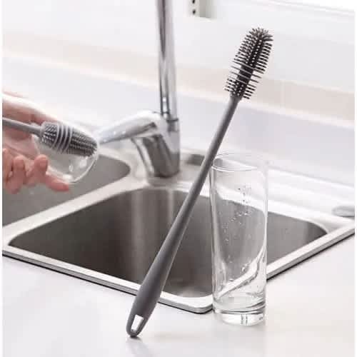 Silicone Long Handle Bottle Brush Cleaner - B0kc