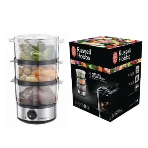 Versatile 3-tier Food Fish And Vegetables Steamer