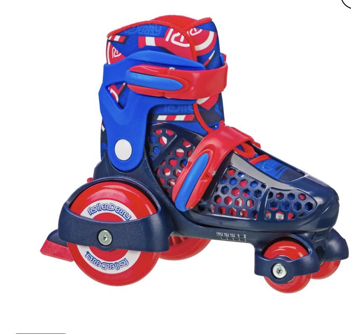EZ-Roll Boys Beginner Roller Skates (11J-2)