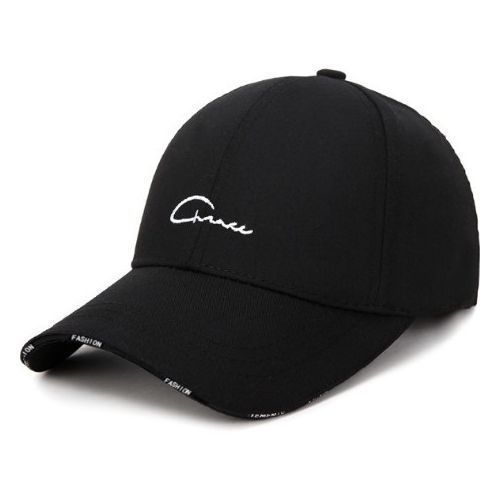 Unisex Face Cap Summer Baseball FaceCap BLACK
