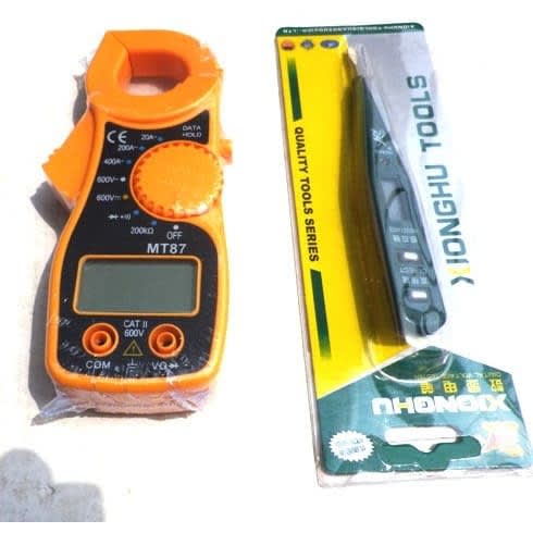 Fdl Lcd Auto Digital Clamp Meter Mt87 Electronic Tester Ac Dc+