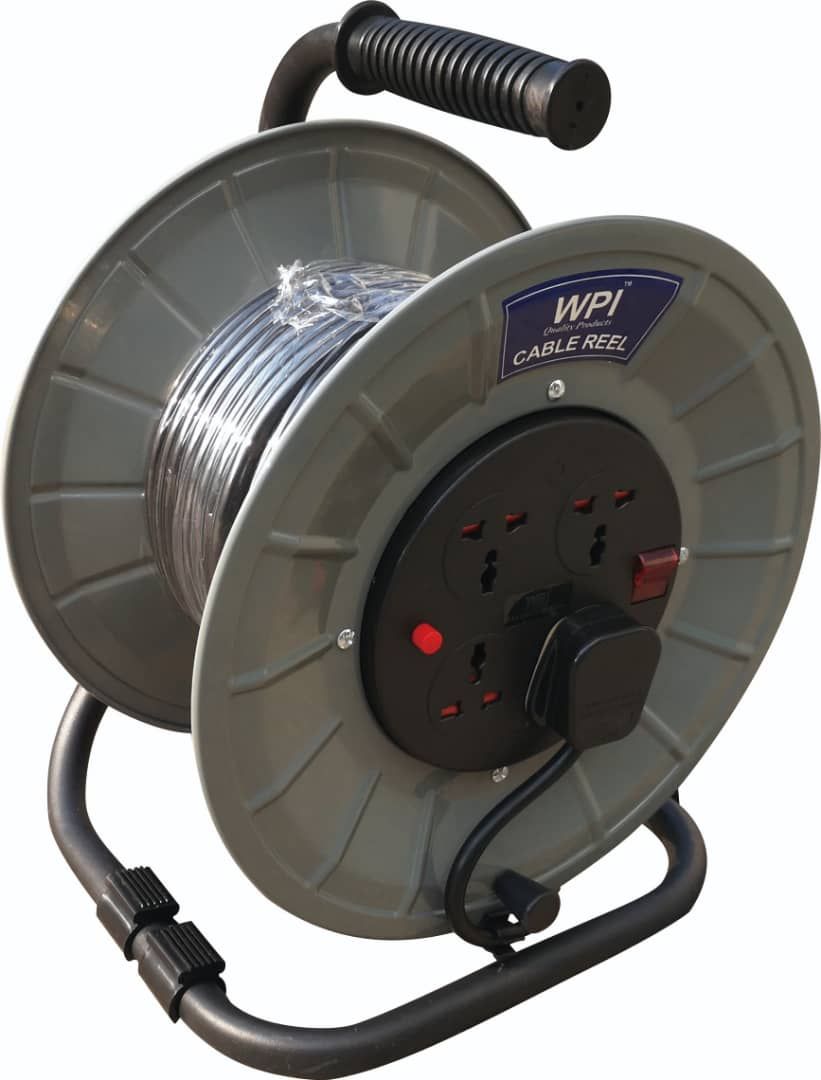 4 Way Heavy Duty Cable Reel Extension -25 Metres