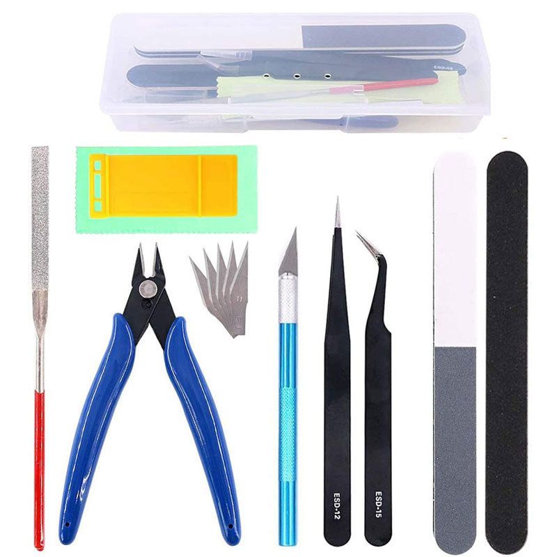 10-piece Gunpla Model Tool Set Model Assembly Tool Kit Set