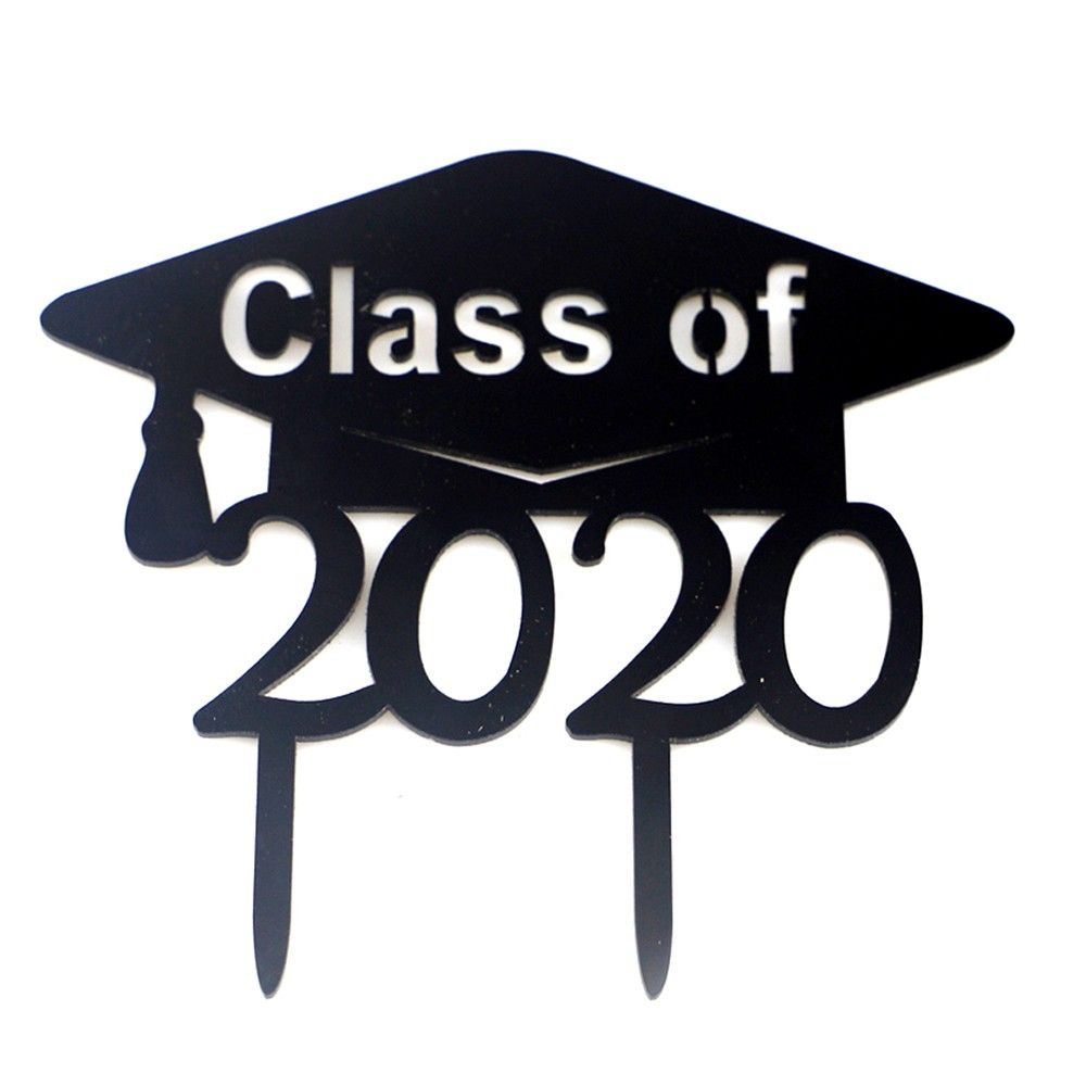 1Pc 2020 Graduation Class Trencher Cap Acrylic Craft