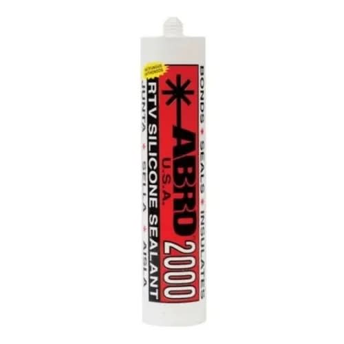 Abro 2000 Silicone Sealant - White - 310g
