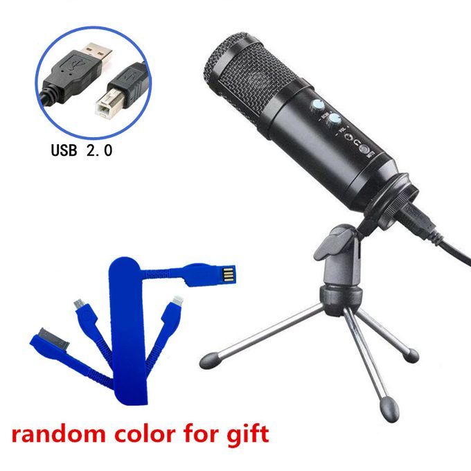 USB Condenser Microphone Studio Karaoke Monitor Reverb