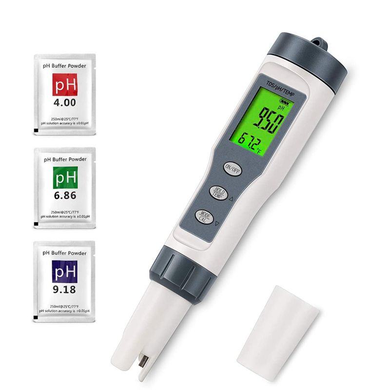 3 in 1 Digital PH Meter  TDSPHTemp Meter Water Tester for Drinking Water Swimming Pool Hydroponics