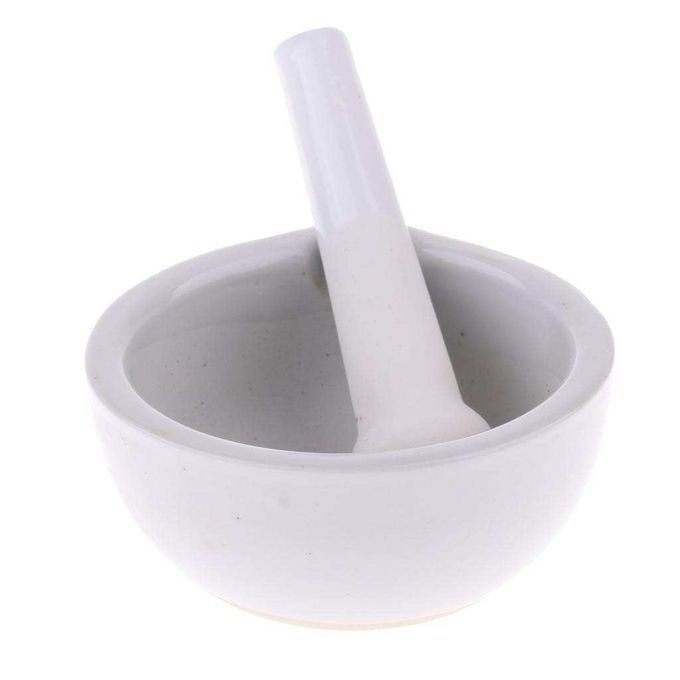 Mini 90mm Mortar And Pestle Set Herbs Nuts Mixing & Grinding Lab