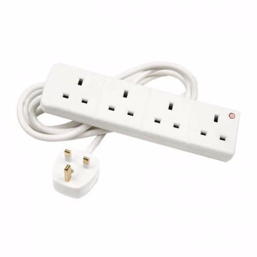 4 Way 2m Extension Socket