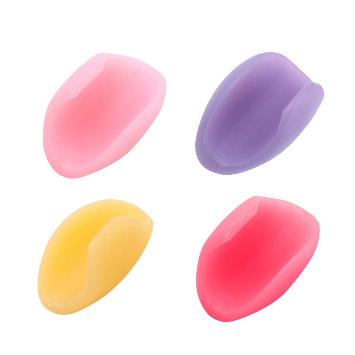 4pcs Flute Thumb Rest Cushion Silicone Finger Cover Flute