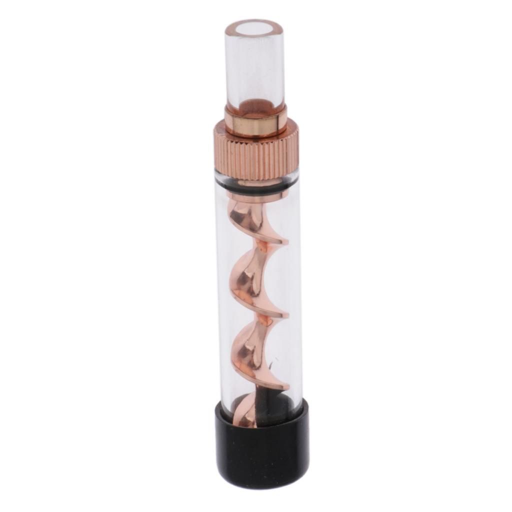Spiral Dried Buring Herb Smoking Holder Accessories Set 9ml Rose Gold