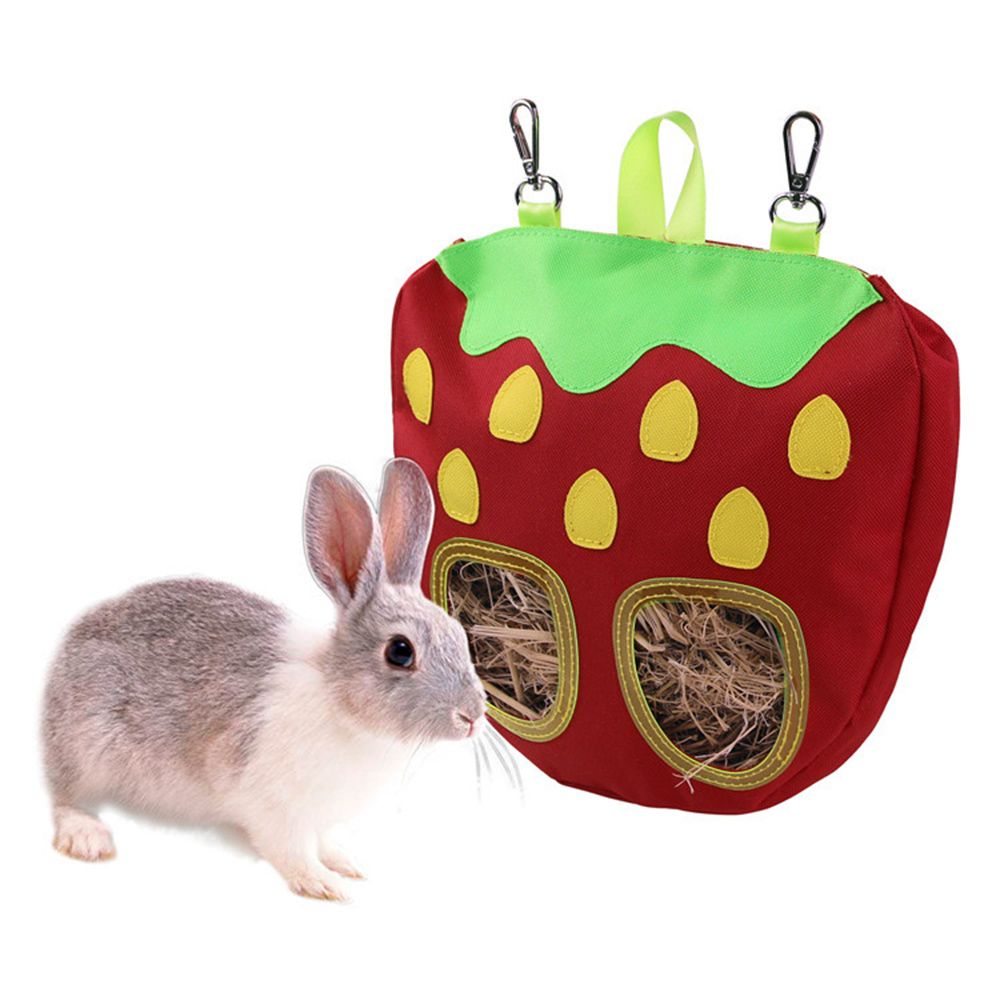 Rabbit Hay Feeder Bag, Guinea Pig Hay Feeder Hanging Feeding