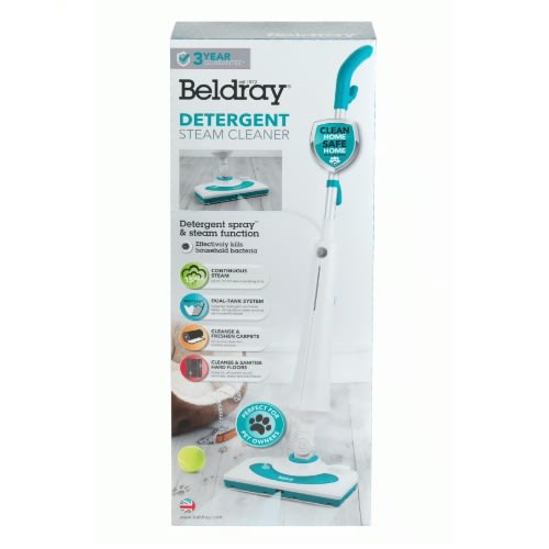 Rectangular Detergent Steam Cleaner - 1300W