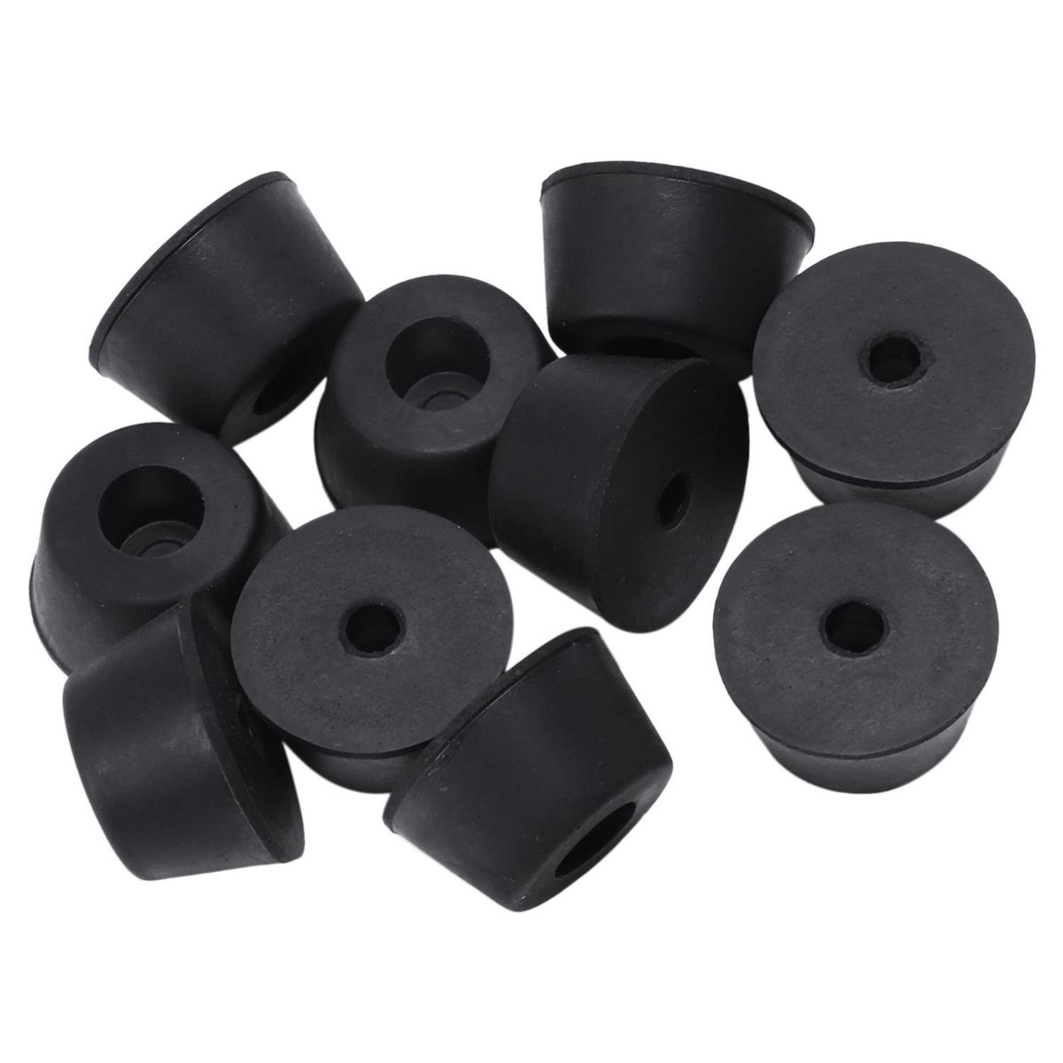 10 pcs 21 x 12 mm conical recessed foot feet rubber buffer Material rubber