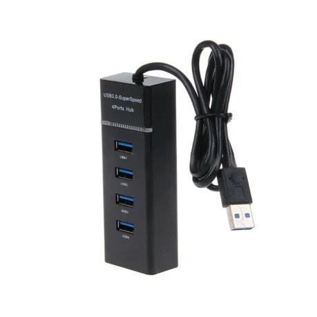 USB Hub -4-ports -Black