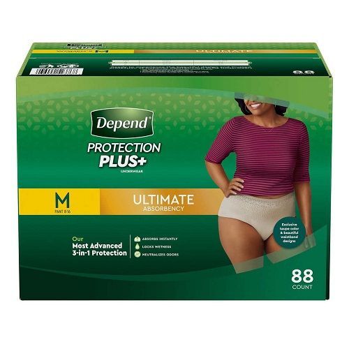 Protection Plus Underwear For Women, Medium(88 Count
