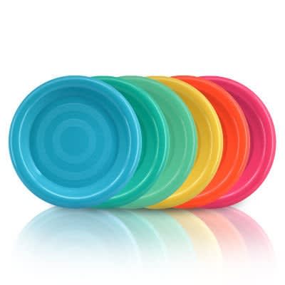Kids Plates - 6 Pack - Mixed Color