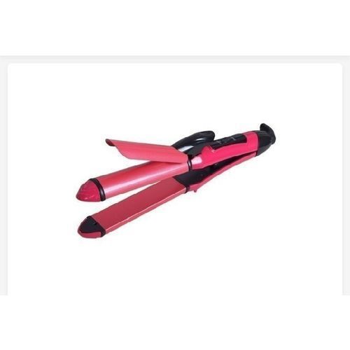 2 IN 1 HAIR STRAIGHTENER AND CURLER.