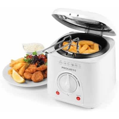 Electric Mini Deep Fat Fryer - Removable Cooking Basket - 950w - 1l