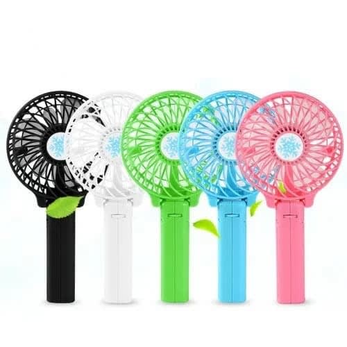 Mini Rechargeable Handy Fan - Set Of 5