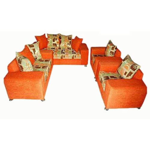 7 Seater Sofa - Orange