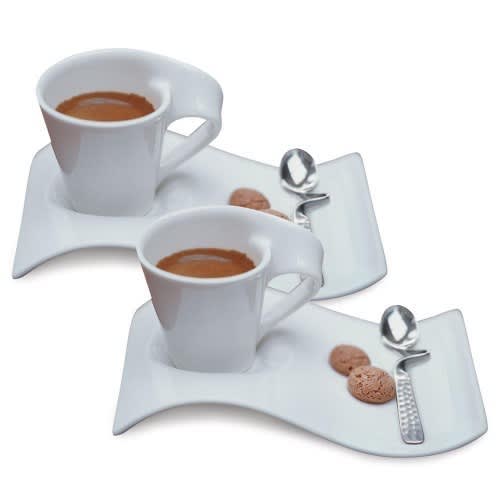 Tea Cup And Saucer Set- 6 Piece