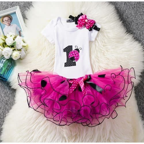 Baby Girl Birthday Bug Costume Clothes
